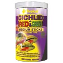 Tropical Cichlid Red & Green Medium Sticks - 1 Liter