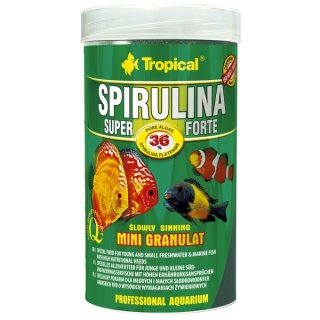 Tropical Super Spirulina Forte (36%) Mini Granulat - 250 ml