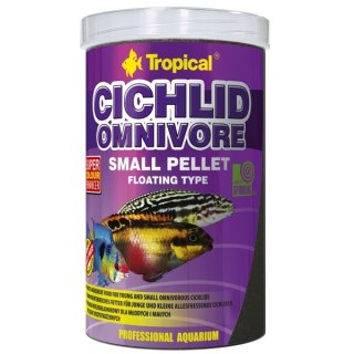 Tropical Cichlid Omnivore Small Pellet - 10 Liter