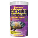 Tropical Cichlid Omnivore Medium Pellet - 500 ml