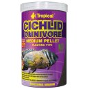 Tropical Cichlid Omnivore Medium Pellet - 1 Liter