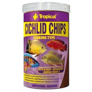 Tropical Cichlid Chips - 1 Liter