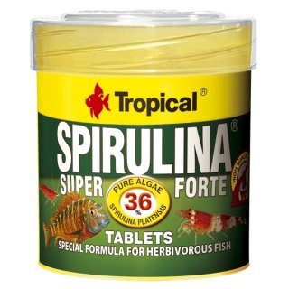 Tropical Super Spirulina Forte Tablets (36%) - 50 ml