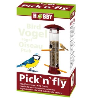 Hobby Pick n Fly Vogelfuttersäule, blau Höhe ca. 35 cm